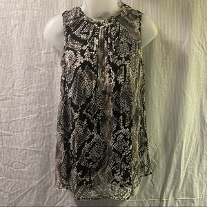 Ella Miss Grey Sleeveless Blouse